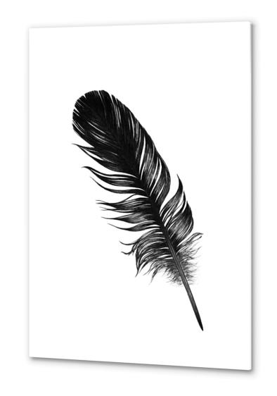 Feather Metal prints by Nika_Akin