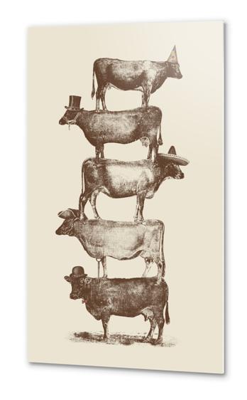 Cow Cow Nuts Metal prints by Florent Bodart - Speakerine