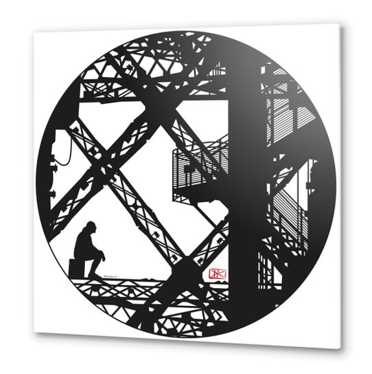 Eiffel tower #4 Metal prints by Denis Chobelet