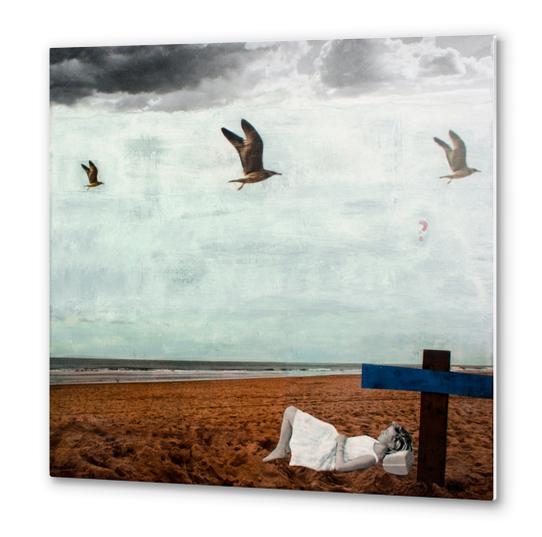 GREY SUMMER BREEZE Metal prints by db Waterman