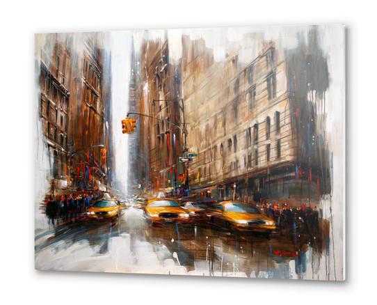 Another day in NYC Metal prints by Vantame