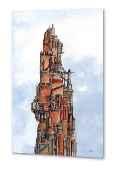 Industrial Revolution Metal prints by Davide Magliacano