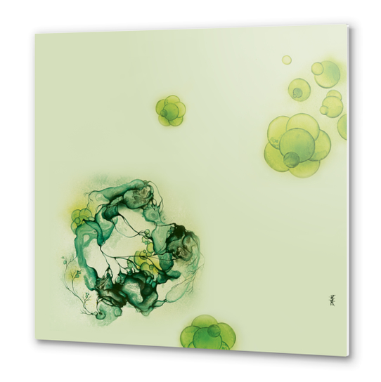 Light 1 - Green Metal prints by darling