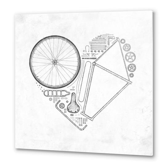 Love Bike Metal prints by Florent Bodart - Speakerine