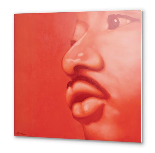 Martin Luther King  Metal prints by di-tommaso