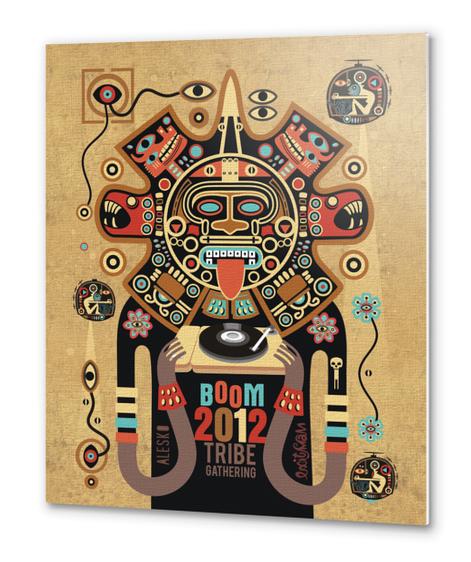 Maya spirit Metal prints by Exit Man