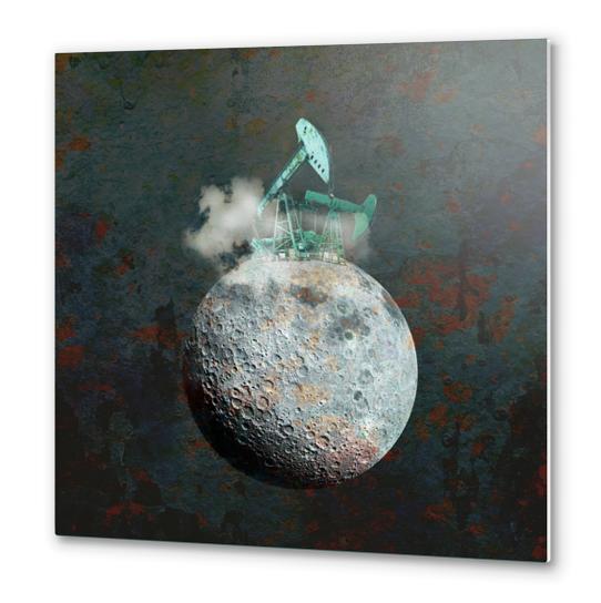 Moon Exploitation Metal prints by tzigone