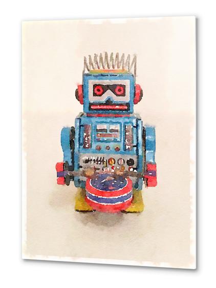 My Robot Metal prints by Malixx