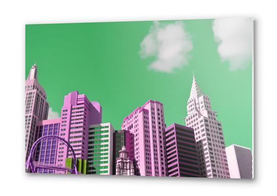 New York New York Metal prints by Louis Loizou