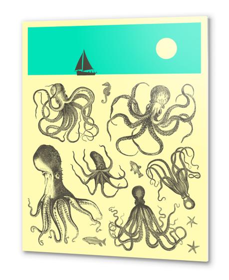 OCTOPODES Metal prints by Jazzberry Blue