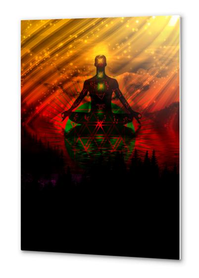 One with the Universe Metal prints by TenTimesKarma