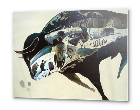 Bull Metal prints by alejandro Saavedra Solano