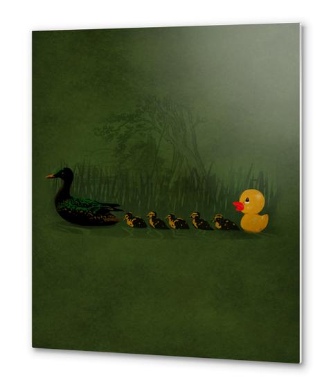 Rubber Ducky Metal prints by dEMOnyo