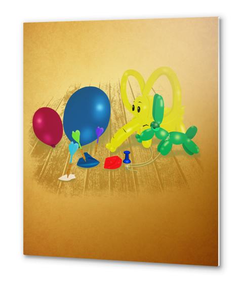 Party Balloons Metal prints by dEMOnyo