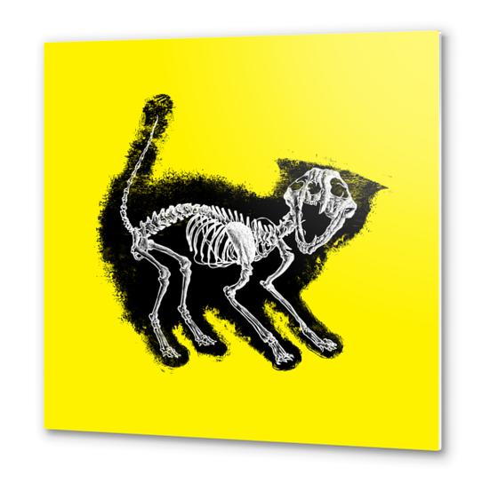 The Purrfect Scare Metal prints by TenTimesKarma