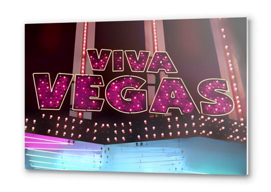 Viva Vegas Metal prints by Louis Loizou