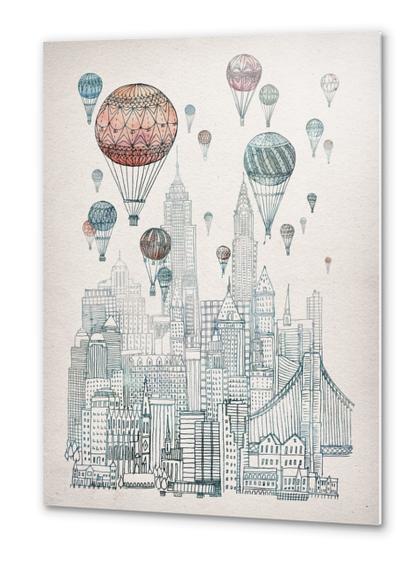 Voyages Over New York Metal prints by David Fleck