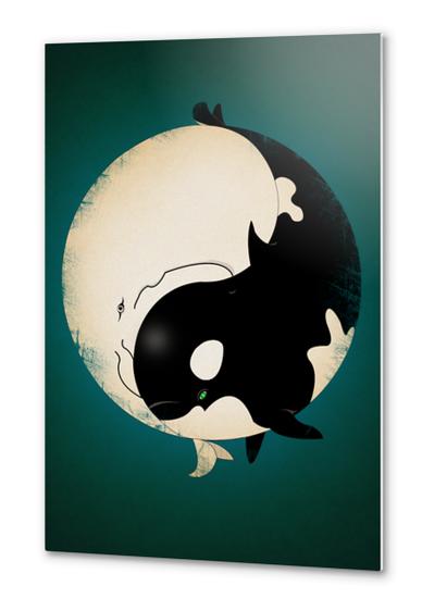 When Willy meets Moby Metal prints by dEMOnyo