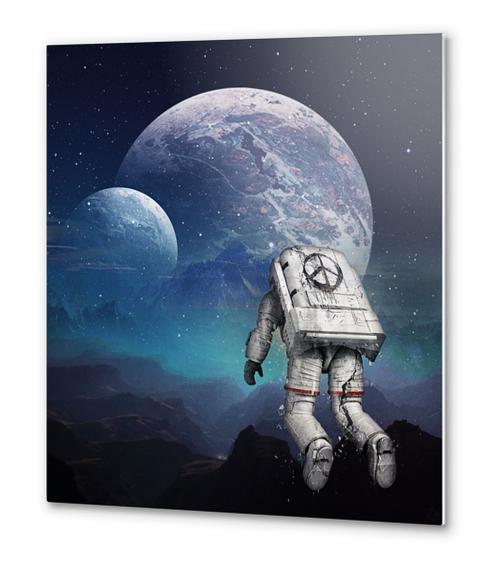 searching home Metal prints by Seamless