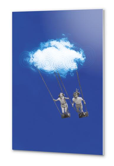 V&C in the sky Metal prints by tzigone
