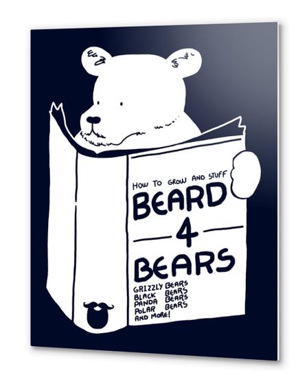 Beard For Bears Metal prints by Tobias Fonseca
