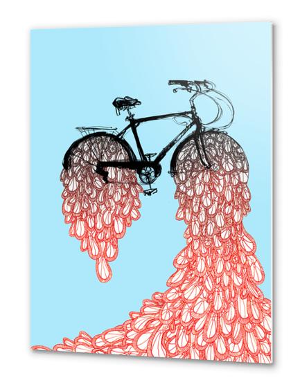 Bike Metal prints by Alice Holleman
