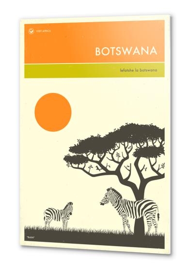 VISIT BOTSWANA Metal prints by Jazzberry Blue