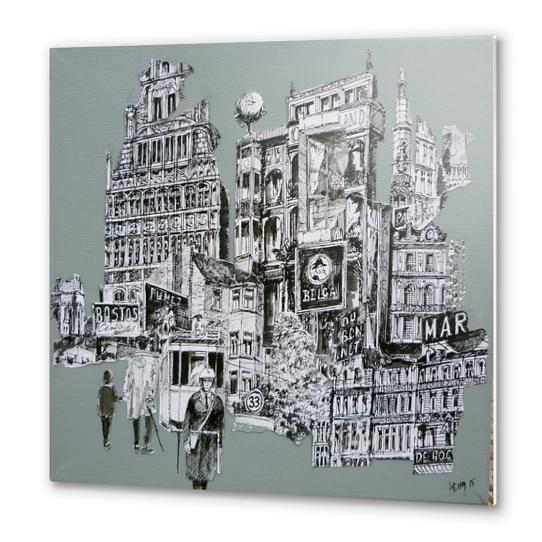 Bruxelles n°2 Metal prints by Koen De Weerdt