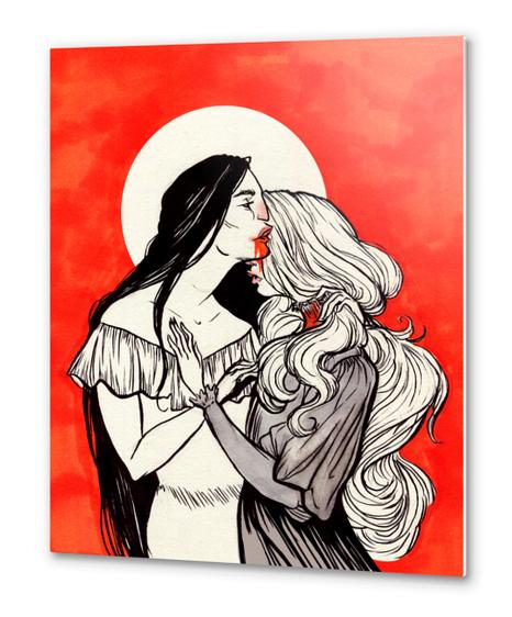 Carmilla Metal prints by Alice Holleman