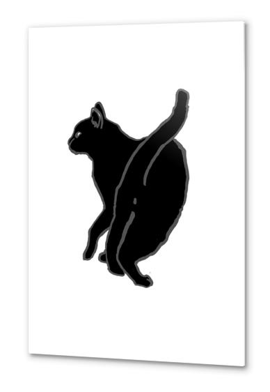 Chat noir Metal prints by maya naruse