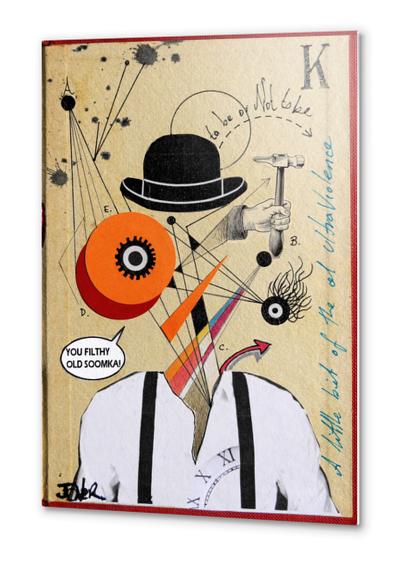 CLOCKWORK ORANGE Metal prints by loui jover