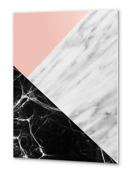 Marble Collage Metal prints by cafelab