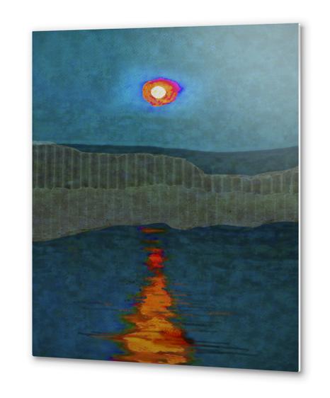 Blue Eclipse Metal prints by Malixx