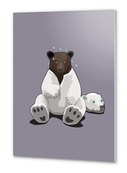 Fake Bear Metal prints by Alex Xela