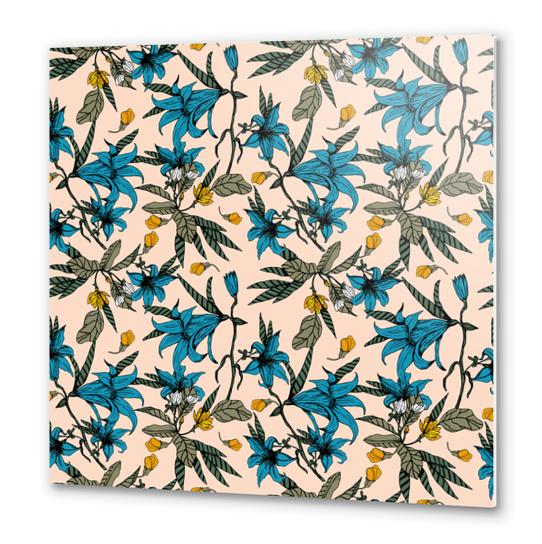 Pattern floral 01 Metal prints by mmartabc