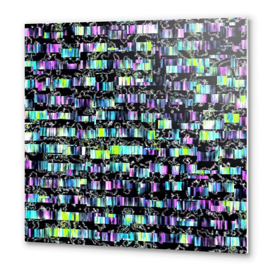 Crazy Funky-Colored Experimental Pattern Metal prints by Divotomezove