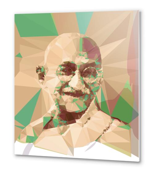 Gandhi Metal prints by Vic Storia