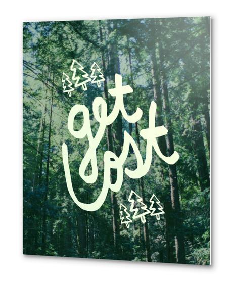 Get Lost - Muir Woods Metal prints by Leah Flores