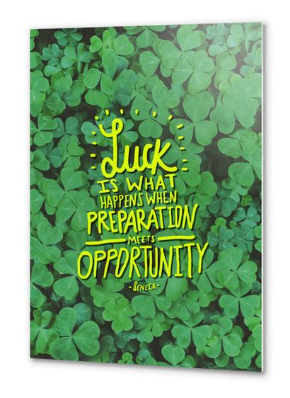 Luck Seneca Metal prints by Leah Flores