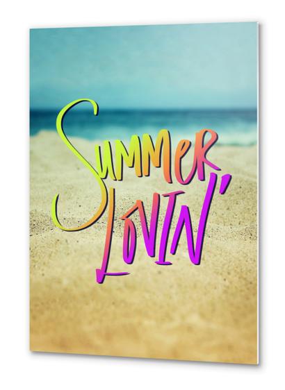 Summer Lovin' Beach Metal prints by Leah Flores