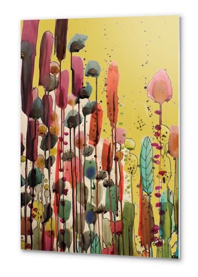 If Spring Is There Metal prints by Sylvie Demers