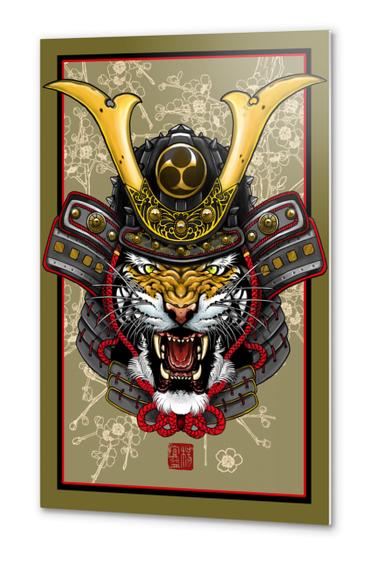 Tiger Kabuto  Metal prints by Elvintattoo