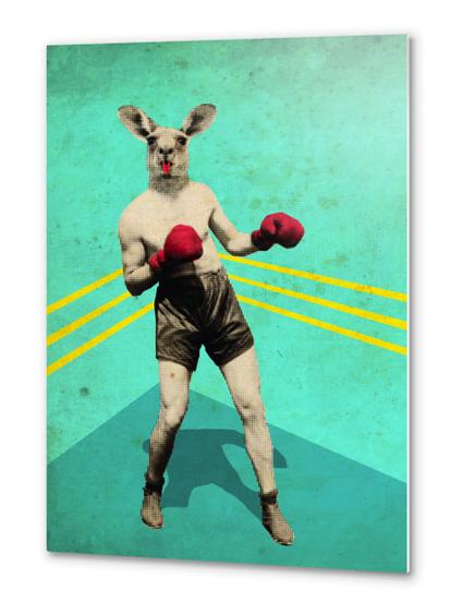Kang-boxing Metal prints by tzigone