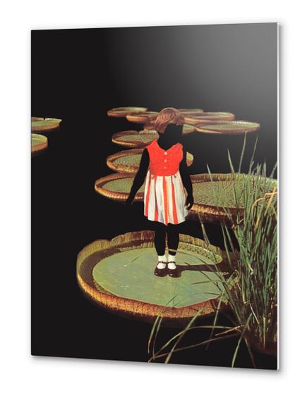 The Lttle Girl on the Nenuphar Metal prints by tzigone