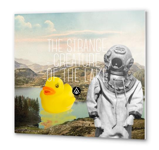The Strange Creature of the Lake Metal prints by Alfonse