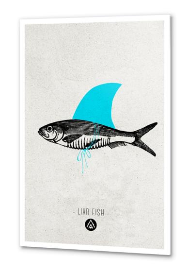 Liar Fish Metal prints by Alfonse