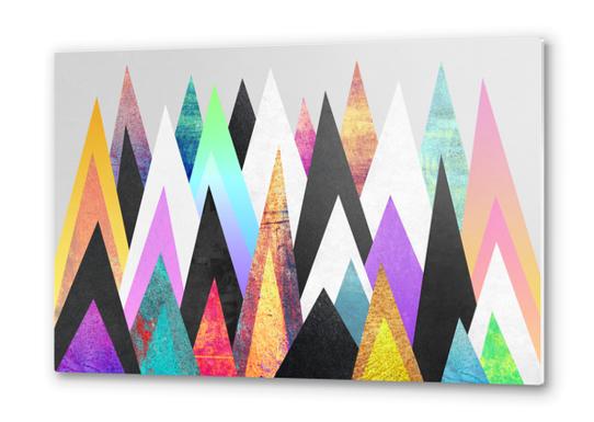 Colorful Peaks Metal prints by Elisabeth Fredriksson