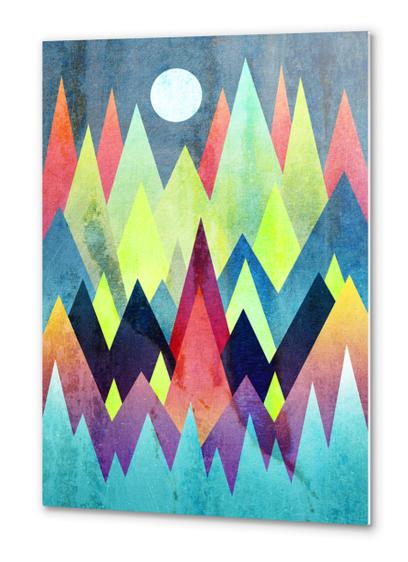 Land of northern lights Art Metal prints by Elisabeth Fredriksson