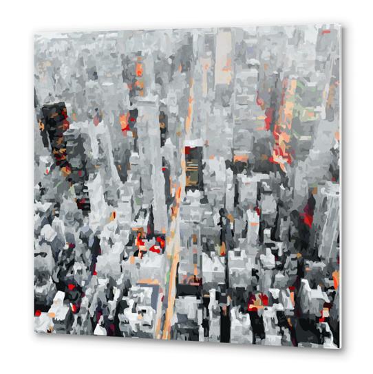 My New York by night Metal prints by Malixx