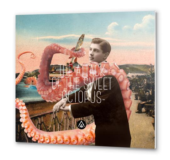 The Attack of the Sweet Octopus Metal prints by Alfonse